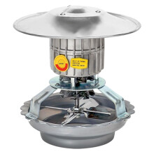 120W Chimney Fan Draft Inducer with Rain Cap for Fireplace, Efficiency Smoke Exhaust