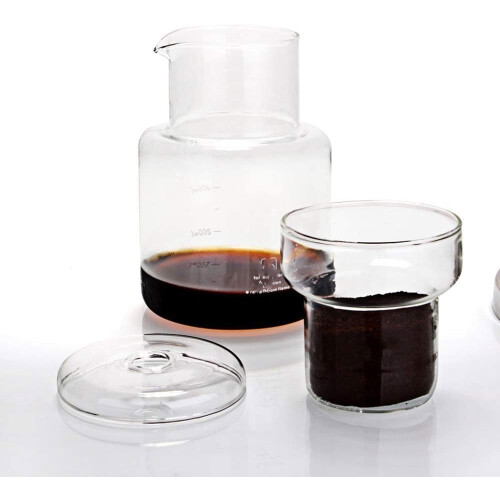Cold Brew Coffee Maker with Glass Dripper, Stainless Steel Filter and Adjustable Flow Valve 2