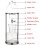 Cold Brew Coffee Maker with Glass Dripper, Stainless Steel Filter and Adjustable Flow Valve 4