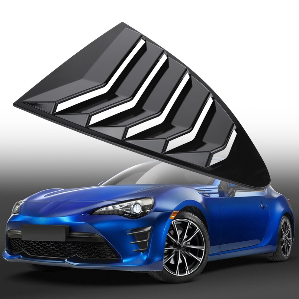 Toyota 86/Scion Fr-S Brz Louver Vent Cover Trim Pair Black 8741382783694