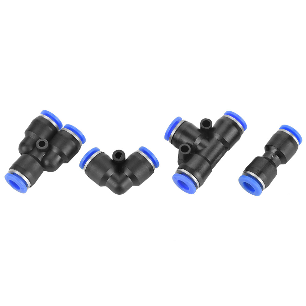 Quick 6Mm Air Push Connector Set - 40Pcs Pneumatic Fittings 8431382784004