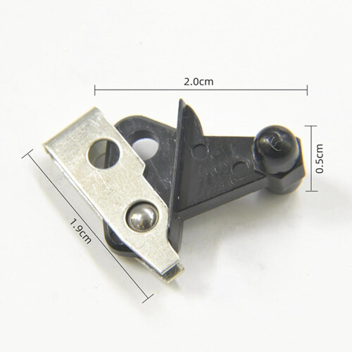 Hair Clipper Power Switch Replacement, Black PP Material, Durable Easy DIY Electric Trimmer Part 2
