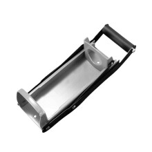 Heavy Duty Wall Mounted Can Crusher with Bottle Opener for Soda and Beer Can Recycling (Gray)