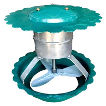 Chimney Exhaust Fan 80W Roof Mounted Fireplace Flue Fan with Fast Smoke Evacuation and Weatherproof Design