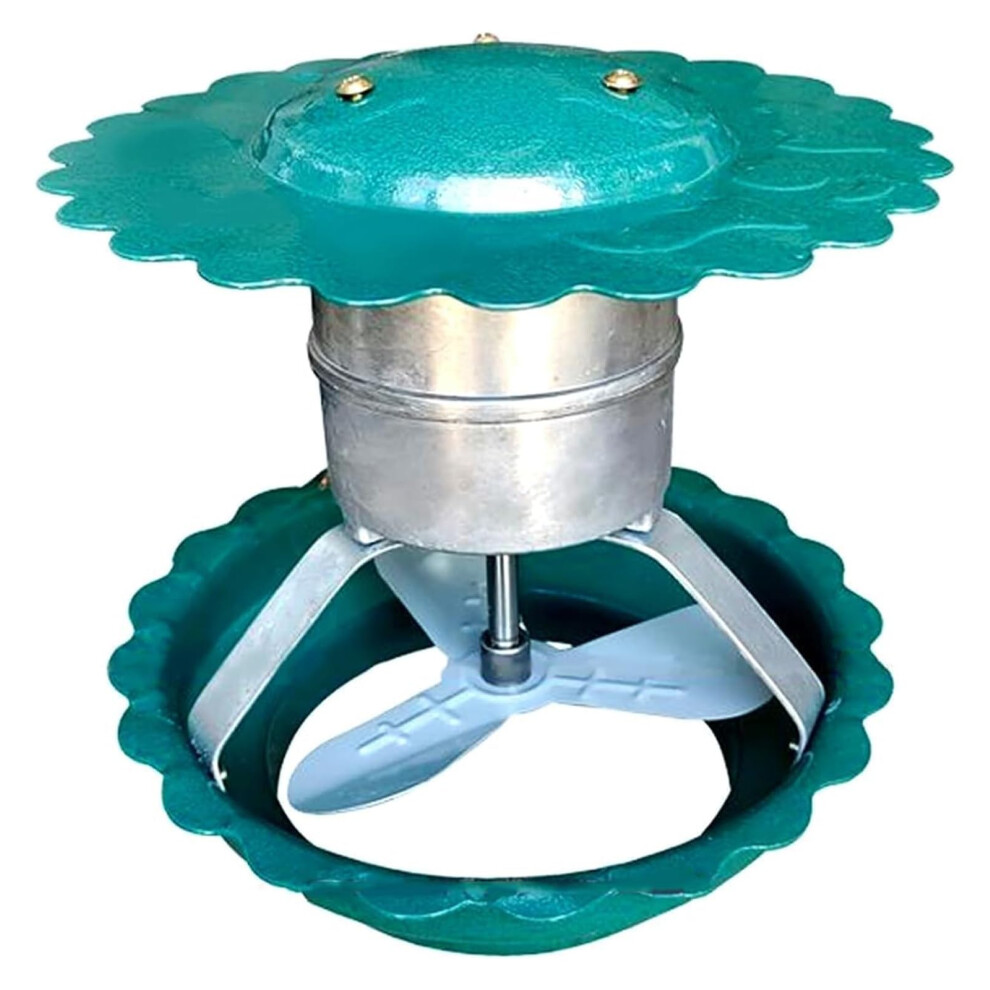 Chimney Exhaust Fan 80W Roof Mounted Fireplace Flue Fan With Fast Smoke Evacuation And Weatherproof Design 9053599518020