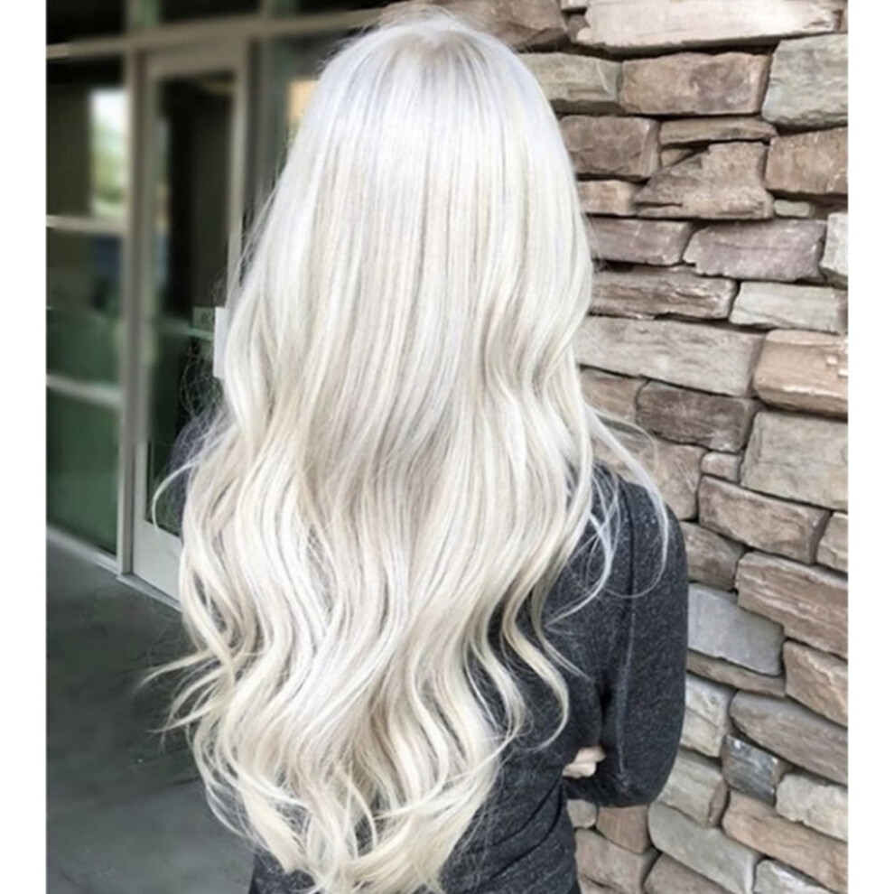Unisex White Oahisha Women Long Curly Wig Cosplay Synthetic Hair Wig Wigs Headwear For Lady Grils