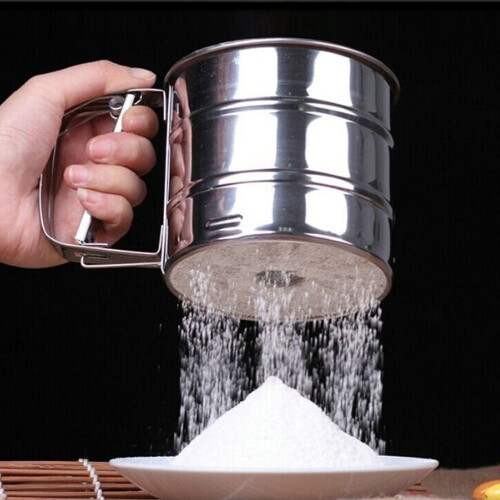 Pgeraug 1 Cup Stainless Steel Flour Sifter 1
