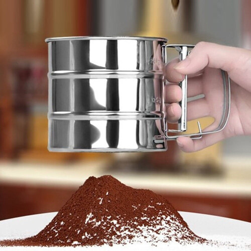 Pgeraug 1 Cup Stainless Steel Flour Sifter 2