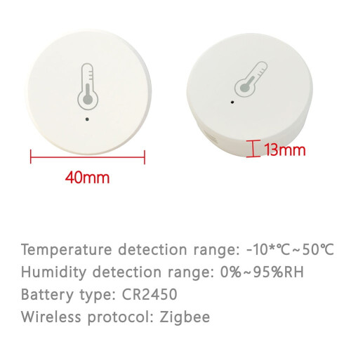 Smart Home ZigBee Temperature and Humidity Sensor for Remote Control 2