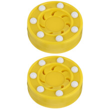 Roller Skating 2 Pcs Women Hockey Balls for Practicing Pucks Accessories Major Child Pp