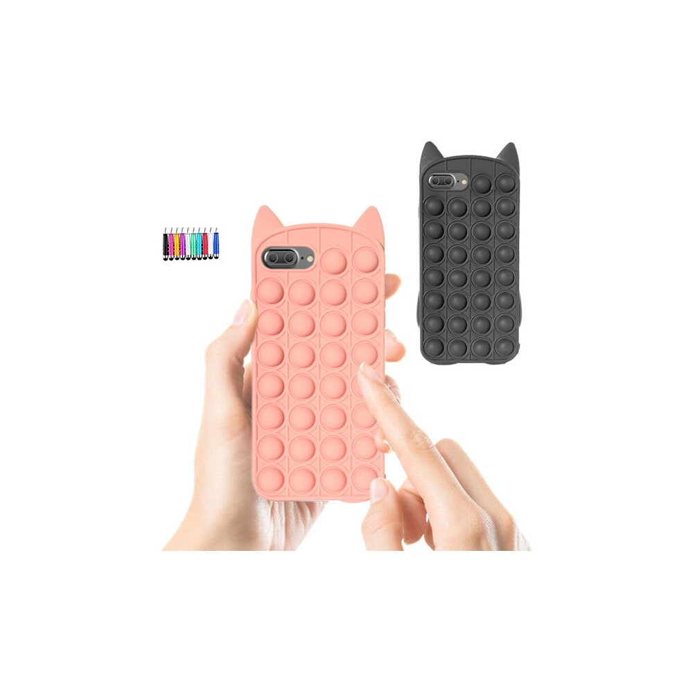 Compatible With Iphone 6 Plus/7 Plus/8 Plus - Case / Protection / Pop It Fidget Compatible With Iphone 6 Plus Pink 9389440690936