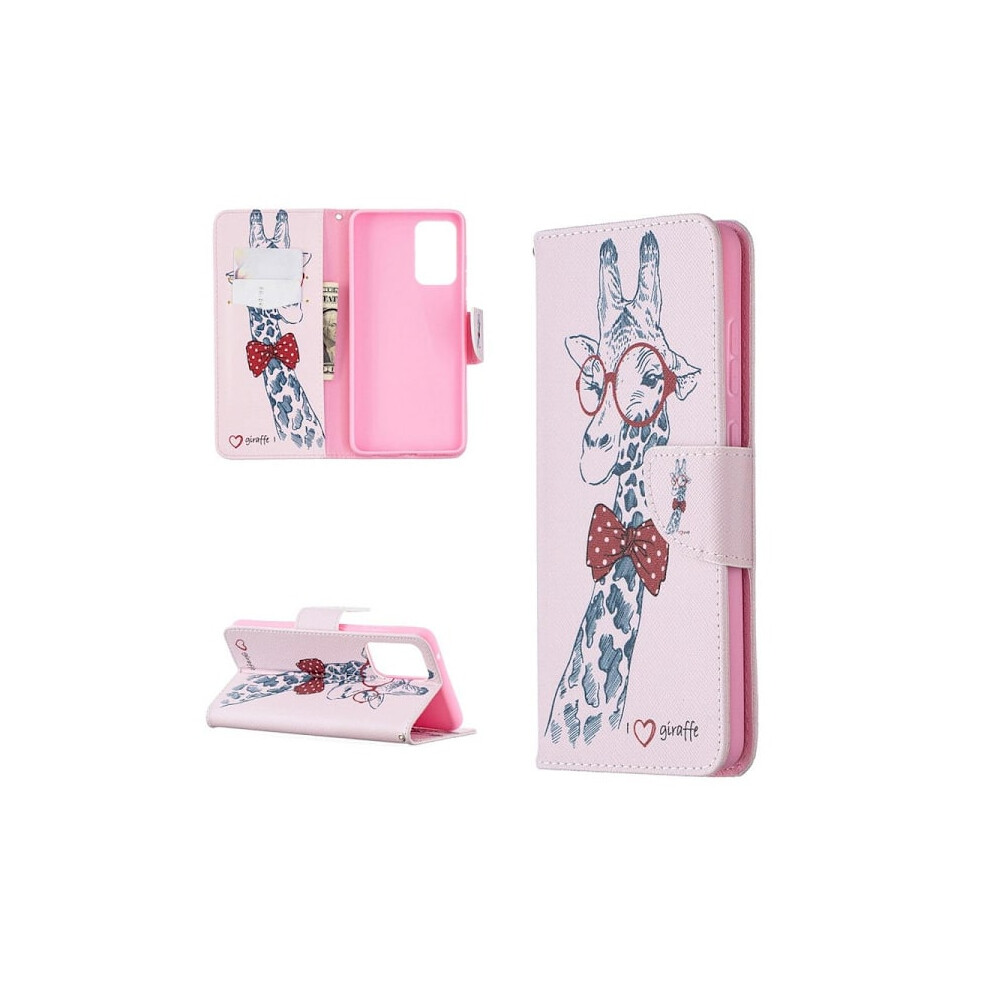 Wallet Case Compatible With Samsung Galaxy A23 – Giraffe 9389440691179