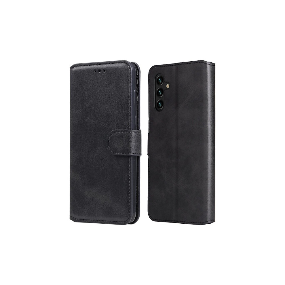 Skalo Compatible With Samsung A04s 4G Classic Wallet Case - Black 9389440690929