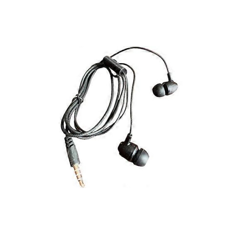 Noise Cancelling In-Ear Headphones With Cord Stereo Headphones With Microphone And 3.5 Mm For Quality Sound Black 9389440691469
