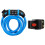 2pcs Five- Code Lock Bike Security Lock Mountain Bike Anti-theft Lock (Blue) 5