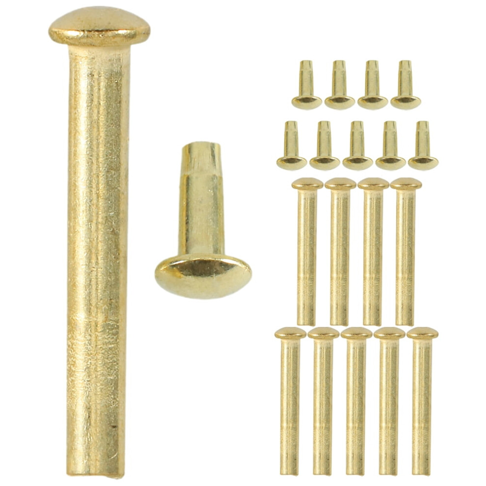 Peggydoll 10 Sets Of Folding Hand Fan Shaft Rivets And Nuts Repair Kit Solid Shaft Replacement Fastener 9389440691612