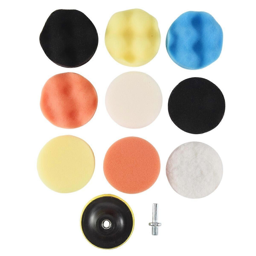 10Pcs/Set Automobile Car Polishing Pad Set Vehicle Cleaning Washing Polish Sponge Wheel 8127972346980