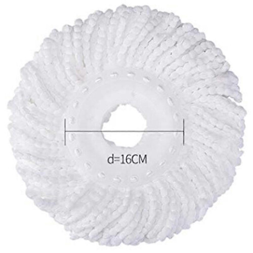 3 Replacement Mop Micro-Head Refill for 360 Spin Magic Mop-Microfiber Replacement Mop Head-Round Sh 1