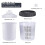 1 set spuitbus verftank mengbeker 600ml maatbeker type H/O snelkoppeling 4