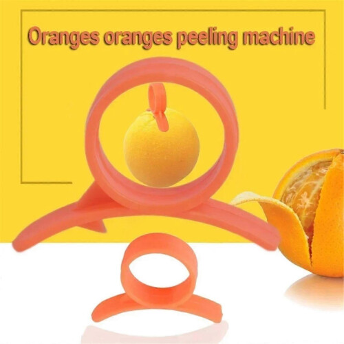 10-Piece Practical Orange Grapefruit Peeler Fruit Peeler Slicing Cutter Lemon Fruit Slicer Ring Kitc 2