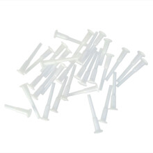 Eease 50pcs Yoga Air Plug Air Pin Jump Air Stopper (White)
