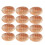 12 Pack Plastic Oval Basket, Empty Bread Basket Food Storage Basket Bulk,Plastic Wicker Baskets Bin 1