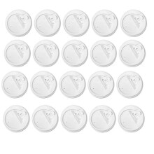 200Pcs Count Coffee Cup Lids, 3.54inch Plastic Lids for 10oz, 12oz, 16oz, and 20oz Paper