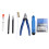 3D Printer Nozzle Cleaning Kit with Pliers, Cleaning Brush, and Deburring Tools for Efficient Unclog 3