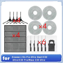 18 kpl Dreame L10s Pro Ultra Heat/X30 Ultra/X30 Pro/Mova E30 Ultra -robotti-imuriin ja -lakaisijaan