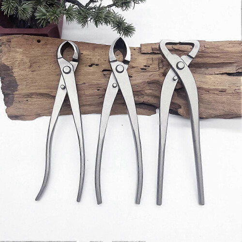 1 Set Bonsai-Modellierwerkzeug: Rundschere + Schrägschere + Astschere + Gartenkugel 2