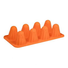 3D Spookvormige Siliconenmal voor Chocolade, Desserts, Snoep, Gelei, Voedselveilige Spookvormige Gebaksvorm, Gemakkelijk Herbruikbaar