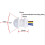 2PCS Smart PIR Sensor Detector Switch 110V 220V Human Body Infrared Motion Sensor Indction Auto on O 5