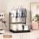 2-Tier Black Cup Holder for Cup Storage and Draining Kitchen Supplies Rack 5