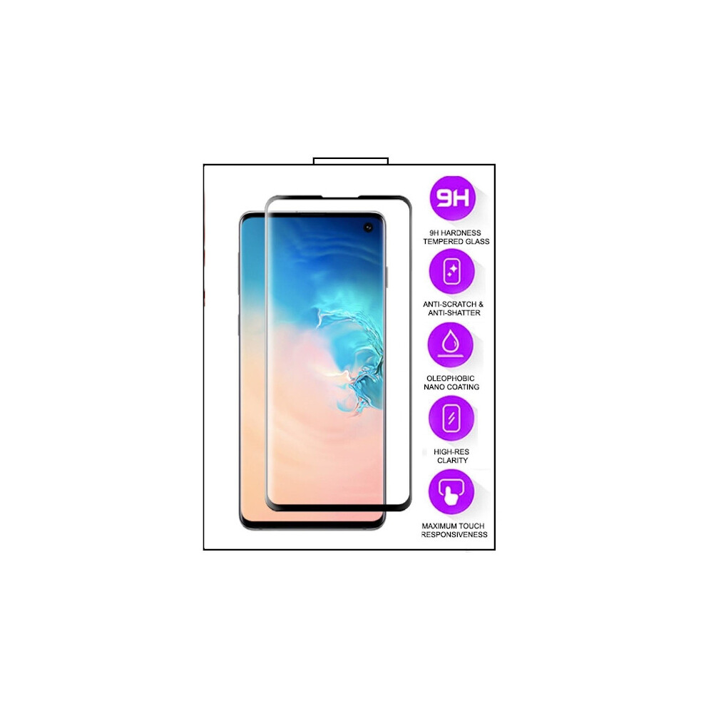 Compatible With Samsung Galaxy Note 10 Plus - 5D Full Screen Tempered Glass Transparent 9389440240513