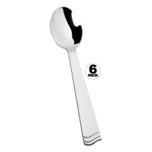 10" Elegant Silver Polished Plastic Salad Serving Utensils Fork & Spoon (Spoons - 30 Pack)