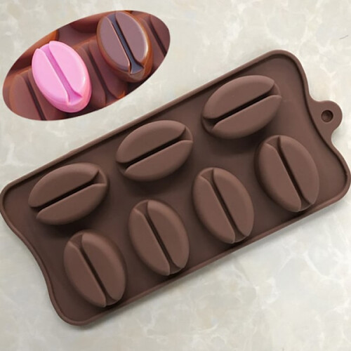 Coffee Beans Silicone Mold Rich Baking Cake 2