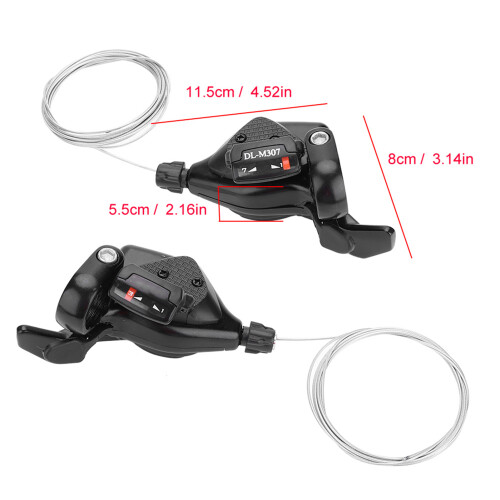 3x7 Speed Bicycle Gear Shift Set Left/Right Derailleur Included 1