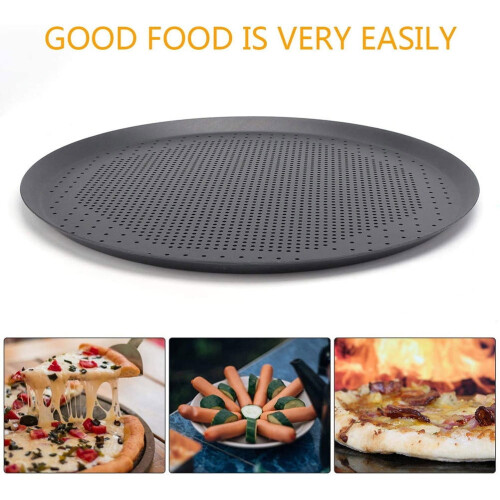 1pc 8 Inch Baking Pan Pizza Pancake Plate Practical Kitchen Cake Pan for Home 1