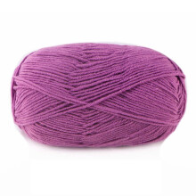Tssuoun Crochet Yarn Sweater Scarf Gloves Toys Bundle Crafts Gifts Threads Durable Skeins Set Arts 4-Ply for Knitters Beginners Parties 08purple