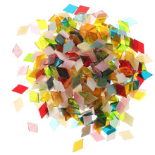 1 Bag of Delicate Mosaic Tiles for Art Crafts Decorative Small Mosaic Tiles Mosaic Pieces DIY Mosaic Tiles