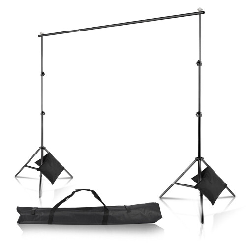 10Ft Adjustable Photography Background Stand Photo Backdrop Crossbar Frame 1