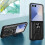 Case with Stand for compatible with Samsung Galaxy Z Flip7 5G PC Back Multicolor Titanium Grey 2