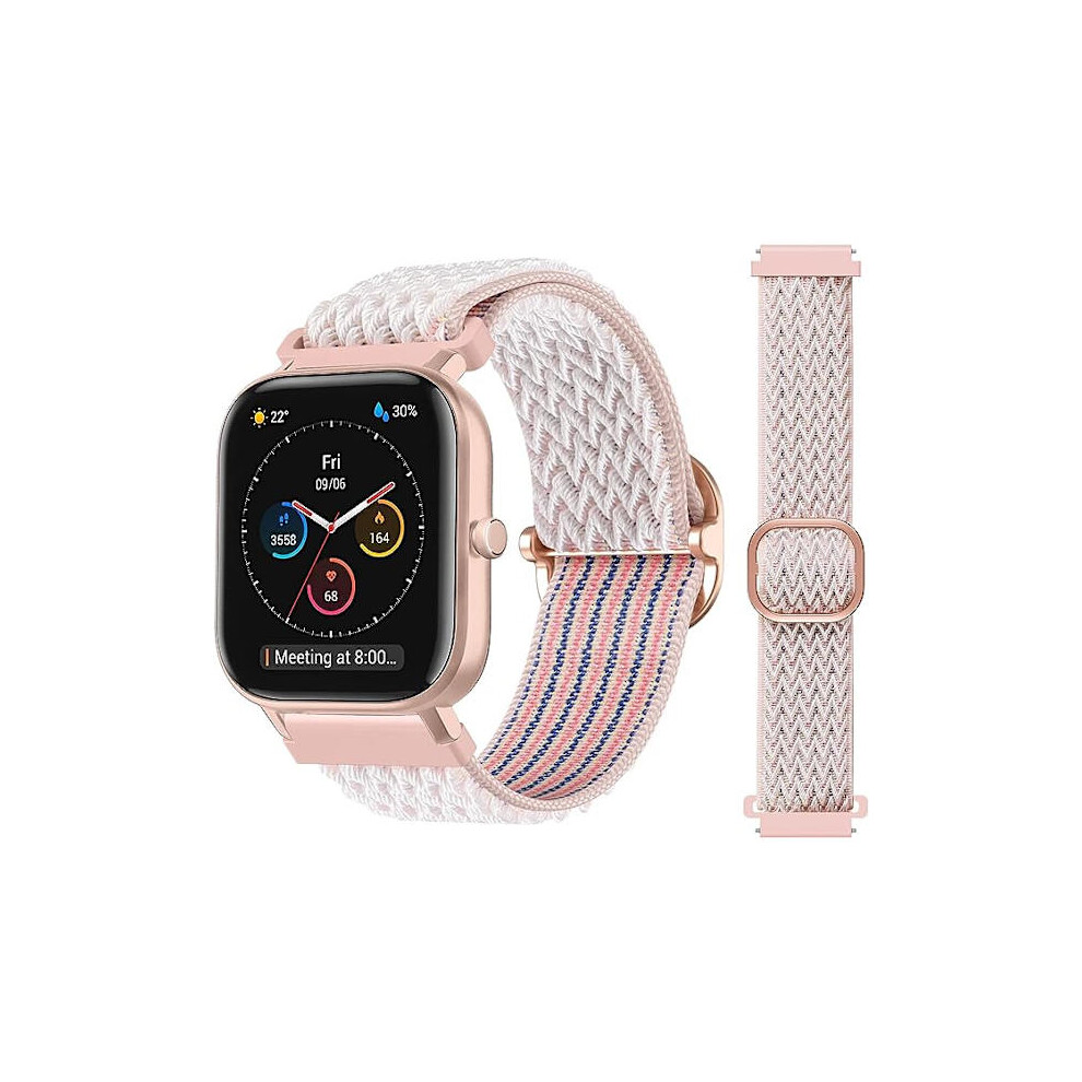 Compatible With Apple Watch Iwatch 1234567, 38/40/41Mm, Adjustable Elastic Nylon Sports Strap 9389440389618