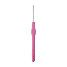 SOFEIYA New Crochet Hook Knitting Needle with Colorful Soft Rubber Grip Cushion Handle, C