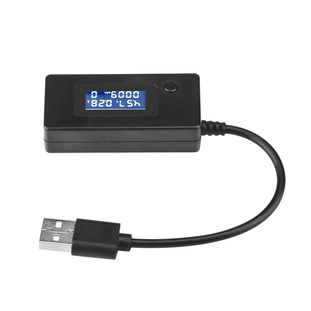 Dc 4-30V Lcd Usb Detector Voltmeter Ammeter Mobile Power Charger Capacity Tester Meter Voltage Current Meter A 9389440479593