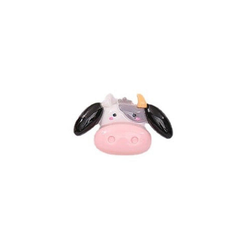 10Pcs Resin Cow Embellishments Resin Cow Flatback Charms Diy Hair Clip Phone Case 9389440787780
