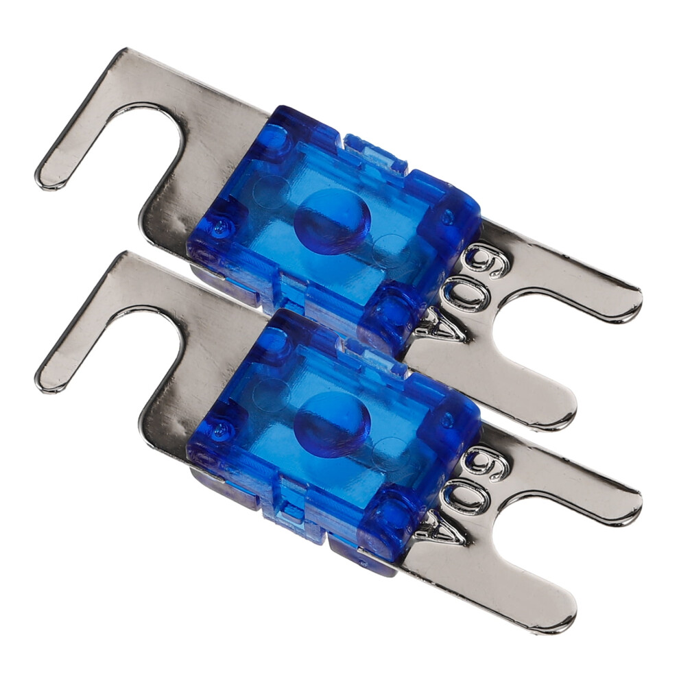 2Pcs Automotive Fuse Marine Fuse Replacement Blade Fuse 60A Truck Fuse Rv Accessory 9389440840942