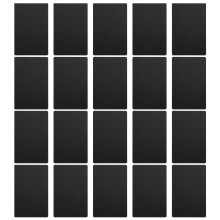 50pcs Marking Machine Business Aluminum Sheet Business Printing Cards