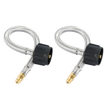 1 Pair RV Propane Hose Durable Camper Gas Line Replacement Propane Hose
