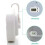 Digital Waterproof Fridge/Freezer Thermometer with LCD Min/Max. 2
